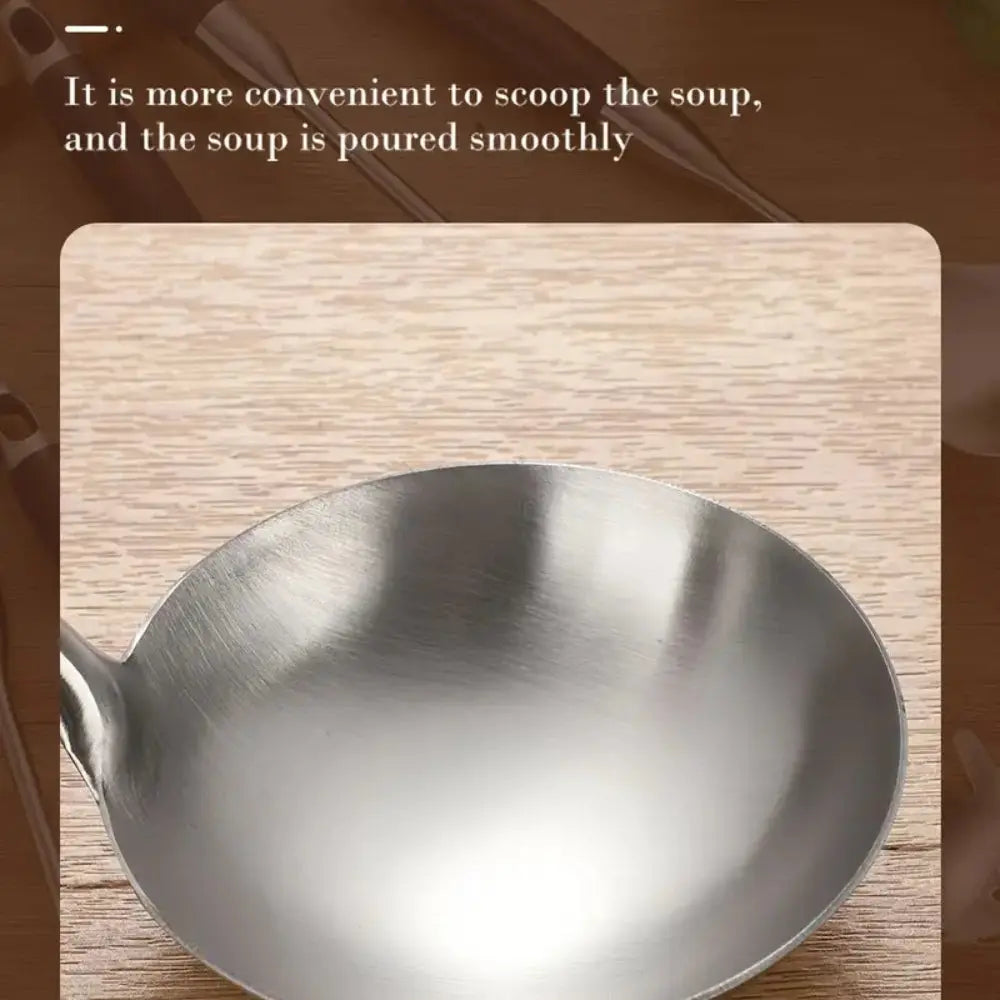 Stainless Steel Kitchen Utensil Set | 6-Piece Cookware – Durable & Elegant TARHUS  Cooking Utensils