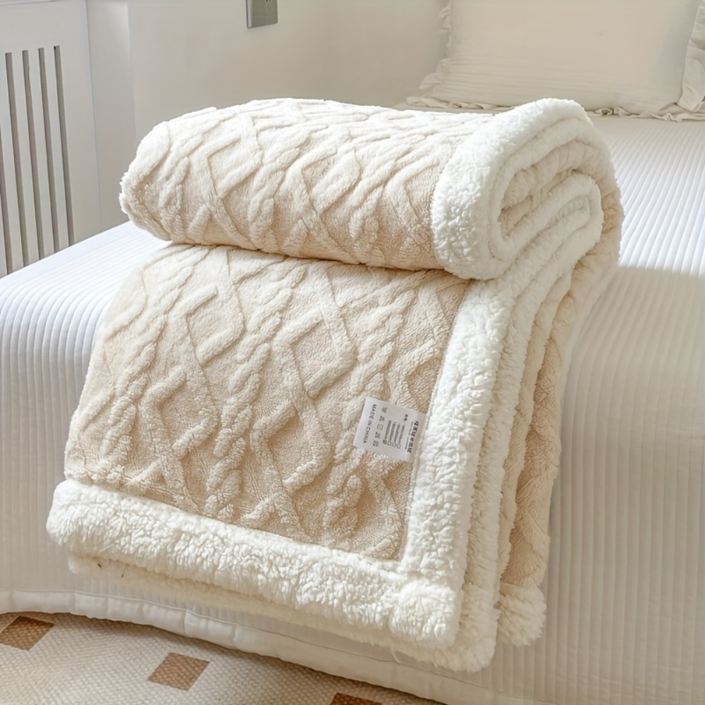 CozyNest Sherpa Blanket