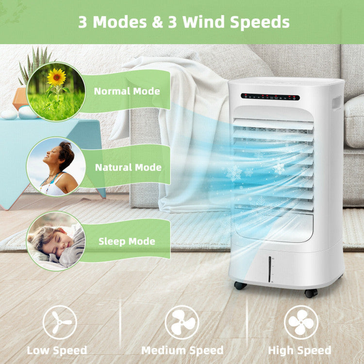 Aircis | 4-in-1 Evaporative Cooler – Portable Air Fan & Humidifier with 2.6-Gallon Tank