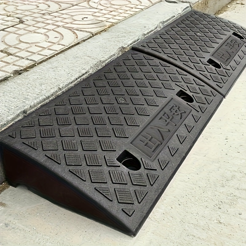 Portable Threshold Ramp for Wheelchairs, Pets & Cars - Non-Slip Rubber Entry Ramp for Steps, Doors & Walkways TARHUS