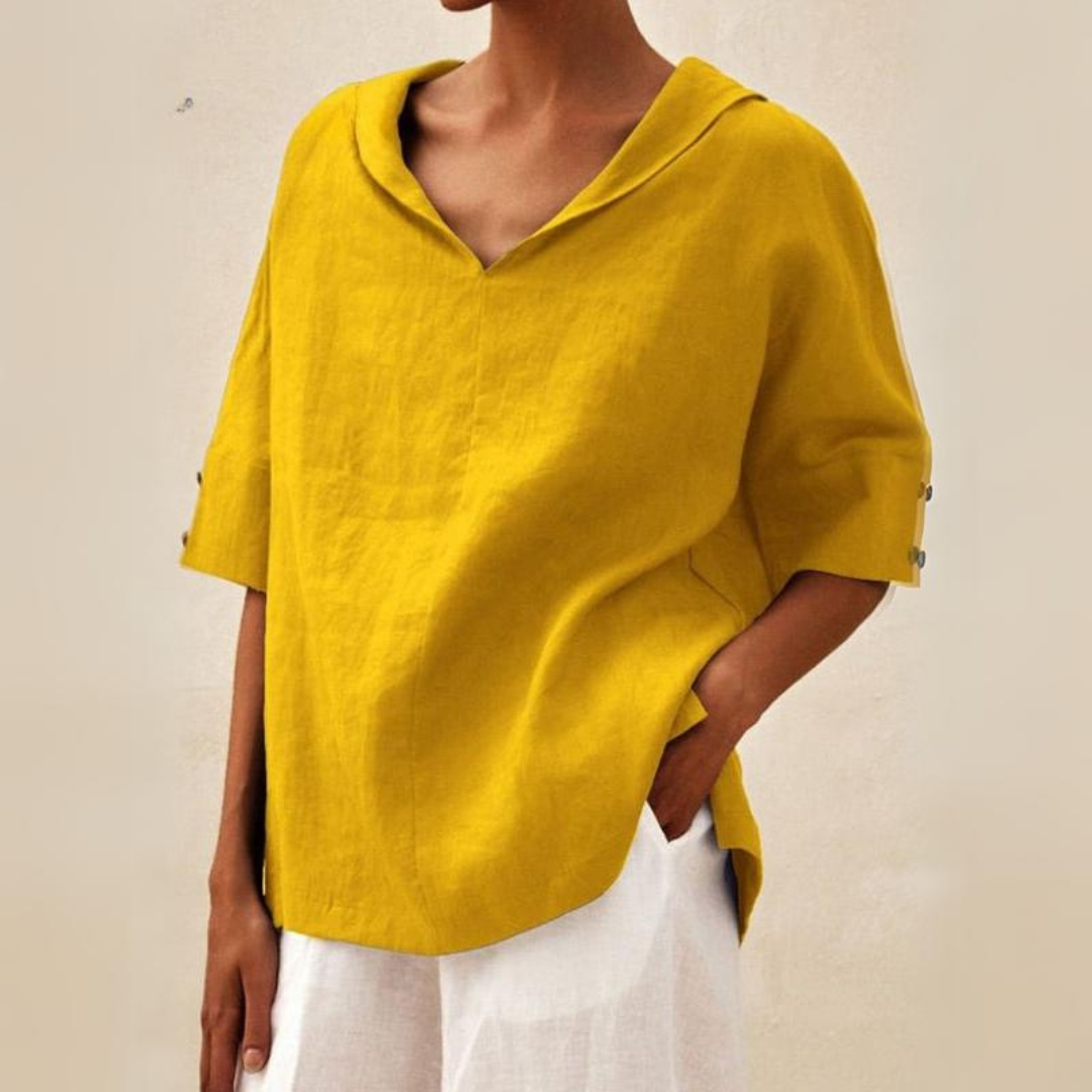 Zoe - Casual Loose-Fit Blouse - TARHUS