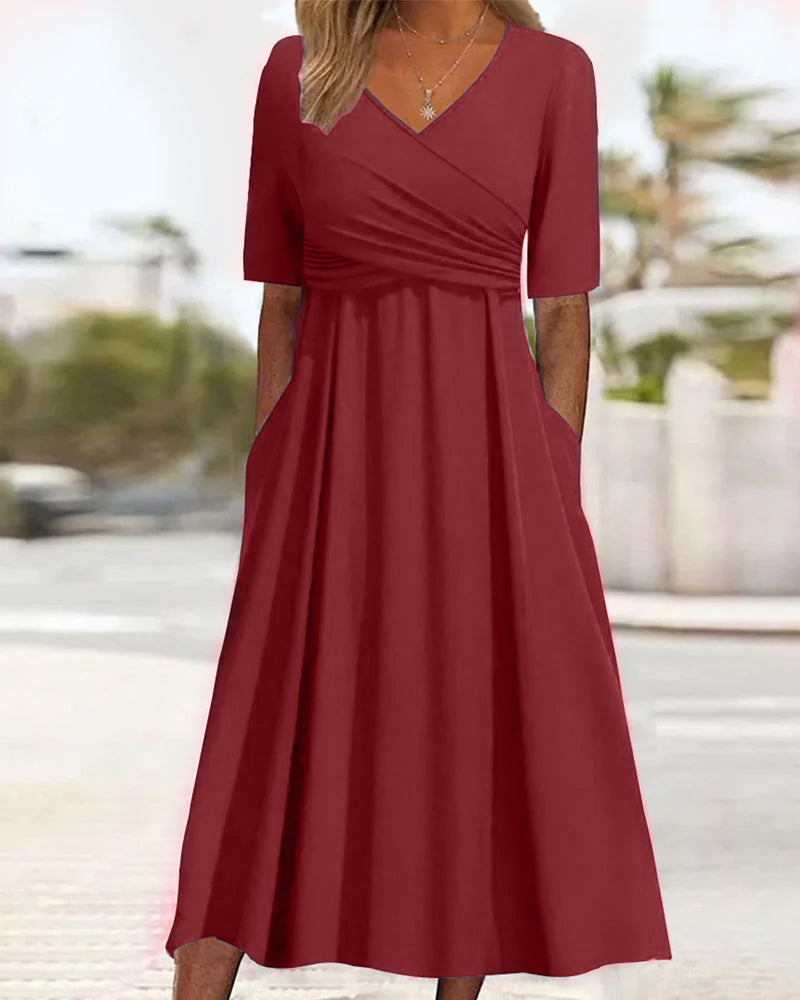 Chiara - Short-sleeved wrap dress