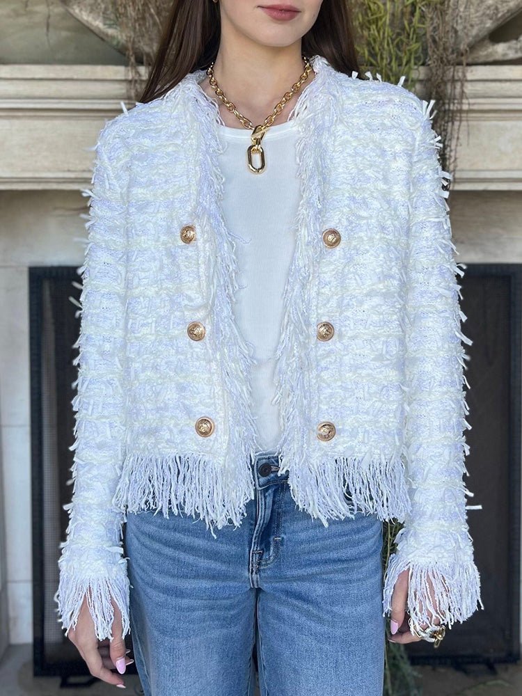 Women's Tassel Elegant Cardigan Jacket TARHUS