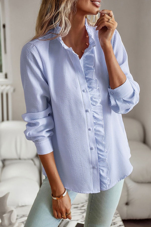 Elisa | Long Sleeve Printed Shirt