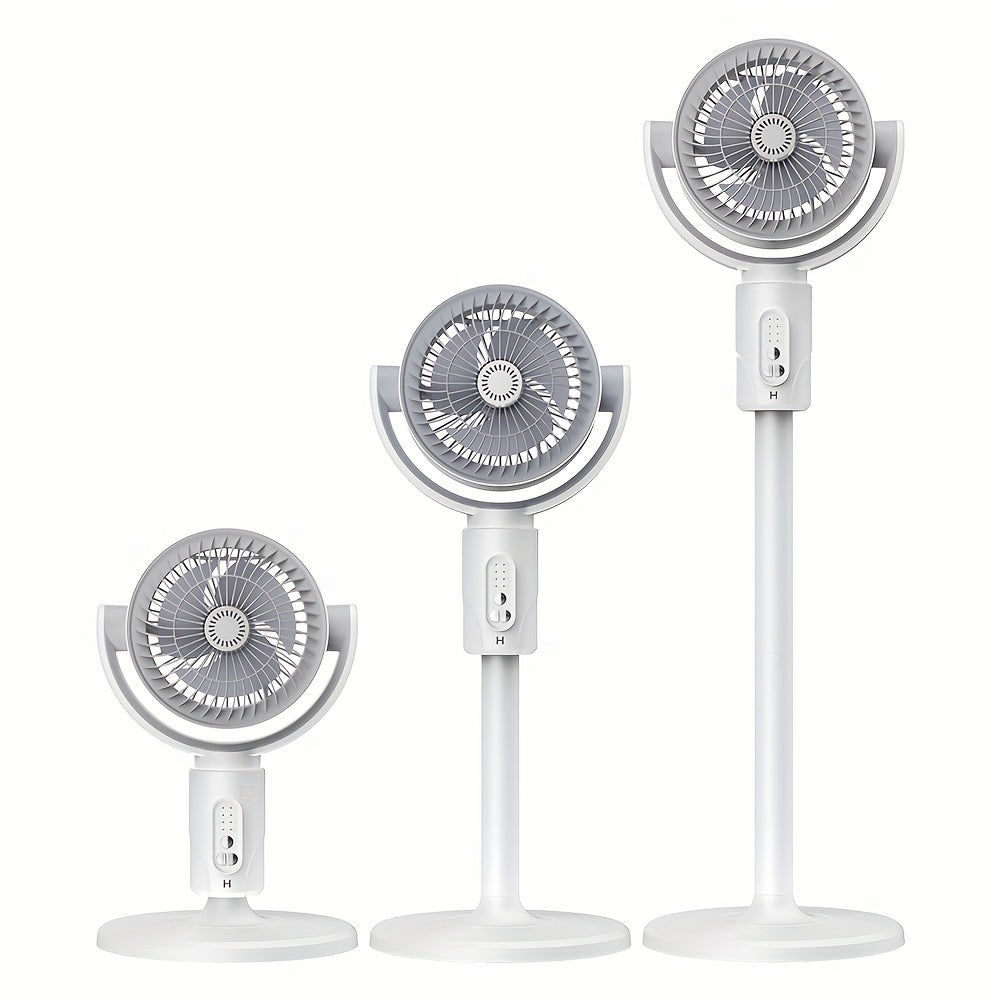 Adjustable high and low fans, equipped with built-in aromatherapy box, mosquito proof, 5-speed, Type-C charging port, lithium battery power supply, remote control, air circulation device, modern fan USB charging port TARHUS