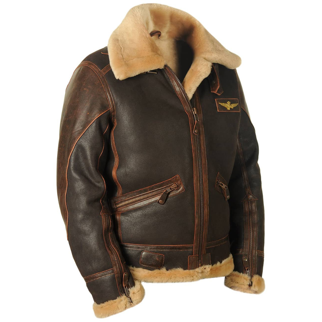 Men’s Pilot Winter Coat – Classic Bomber