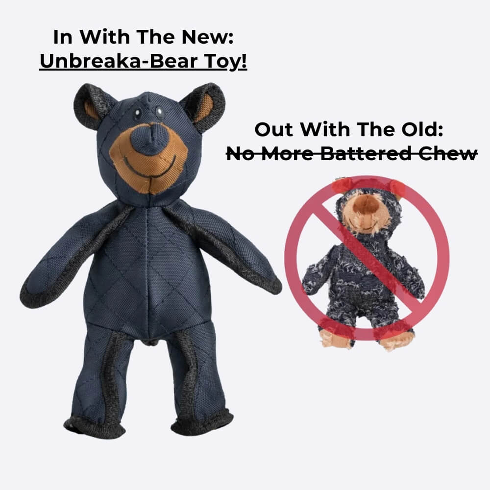 Unbreaka-Bear Dog Toy for Heavy Chewers