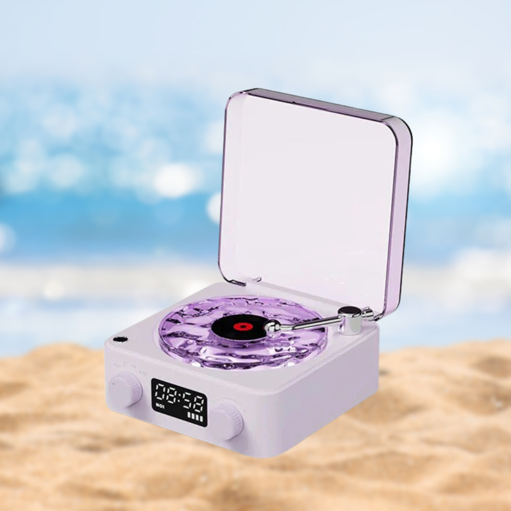 Retro Waves Vinyl Player