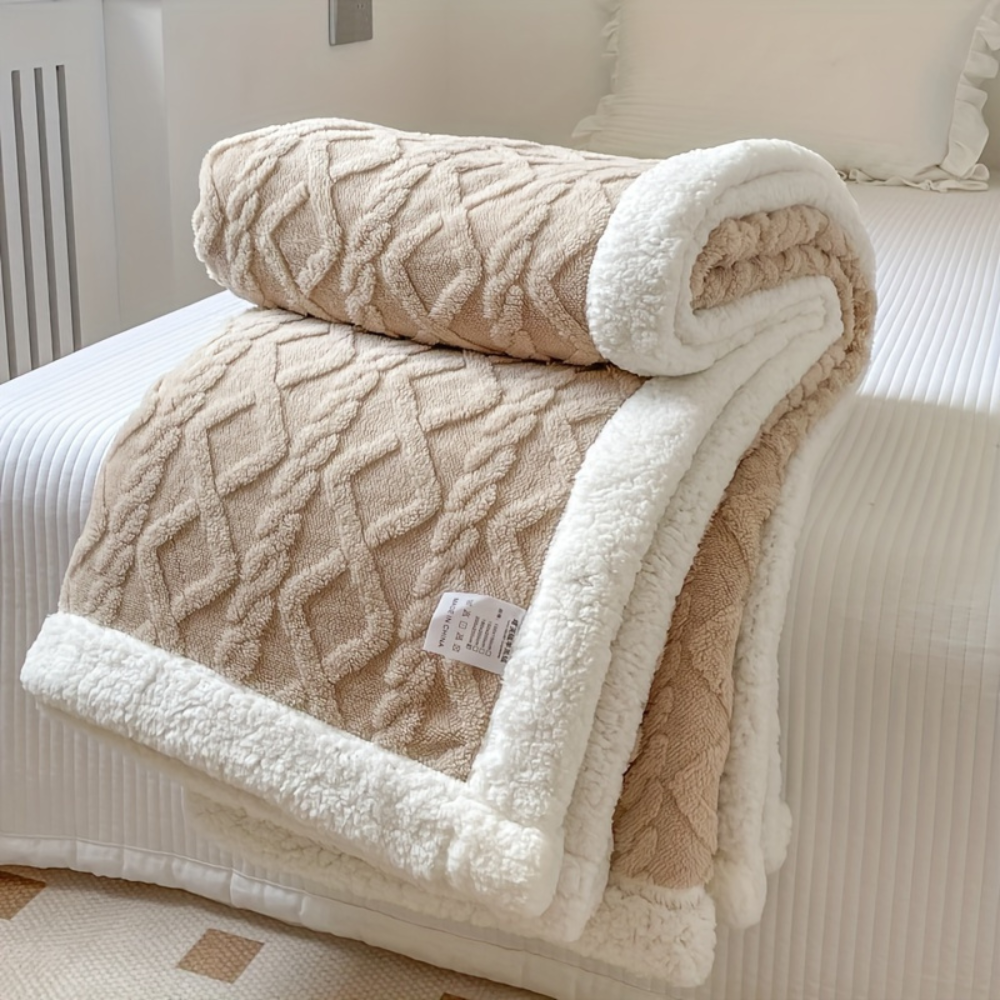 CozyNest Sherpa Blanket