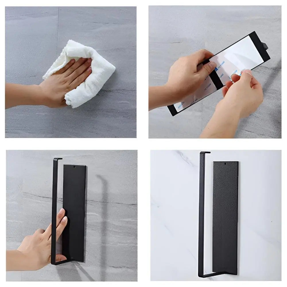 Wall-Mounted Paper Towel Holder | Space-Saving Adhesive Design TARHUS  Kitchen Accessories