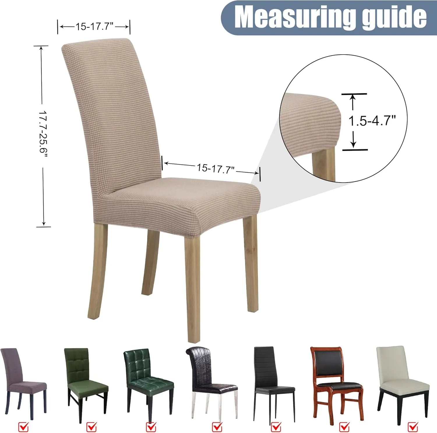 Waterproof Chair Cover – Stretchy Slipcover for Office, Study & Gaming Chairs - TARHUS
