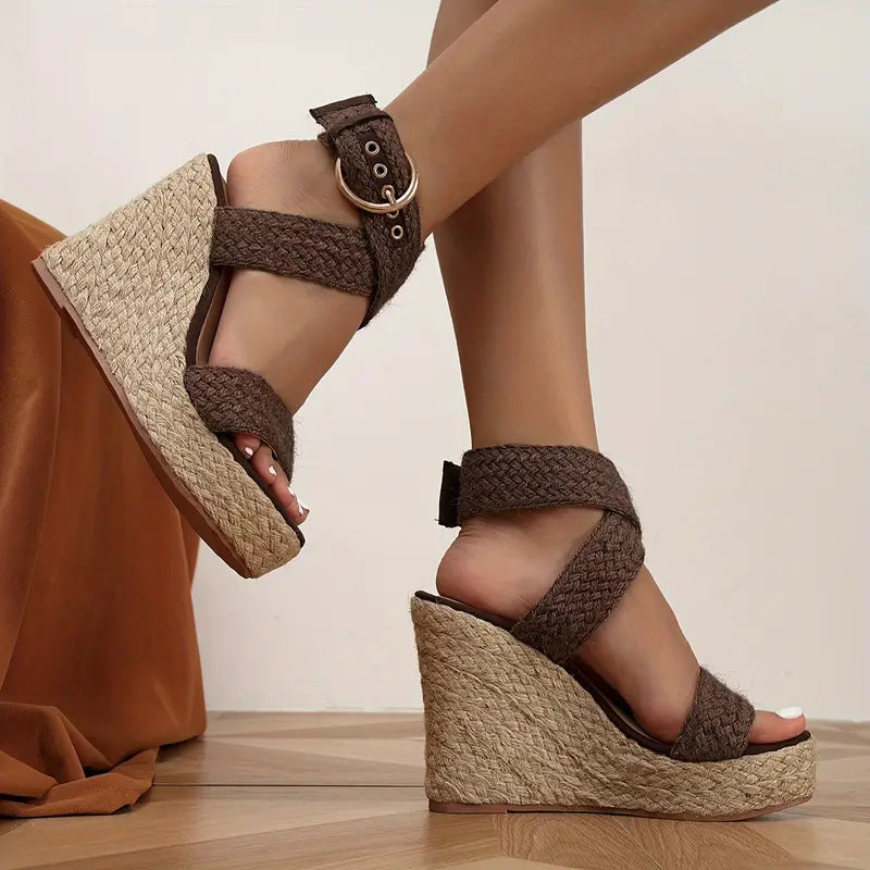 Amalfi | Rope Wedge Sandals - Women's Espadrille Sandals TARHUS