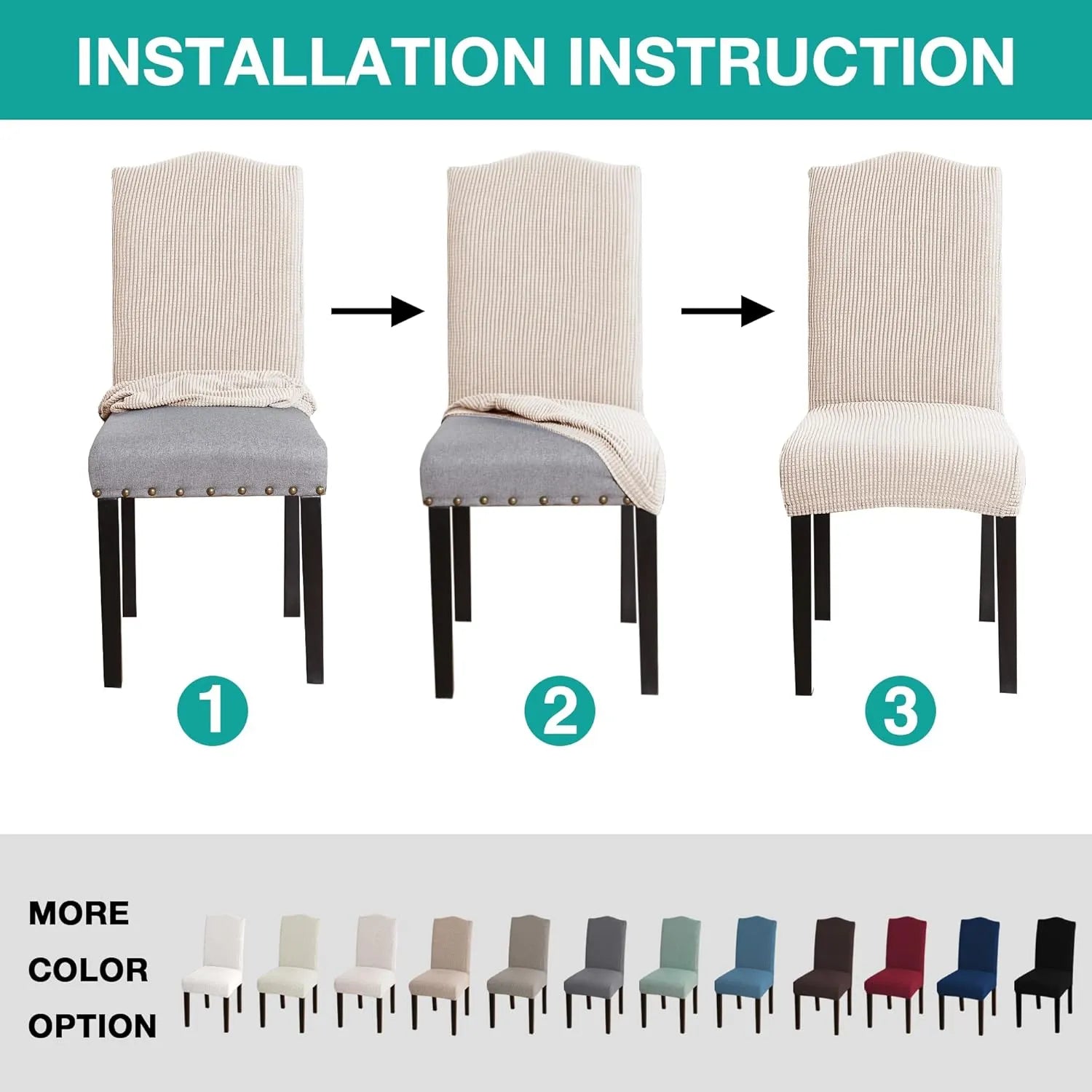 Waterproof Chair Cover – Stretchy Slipcover for Office, Study & Gaming Chairs - TARHUS