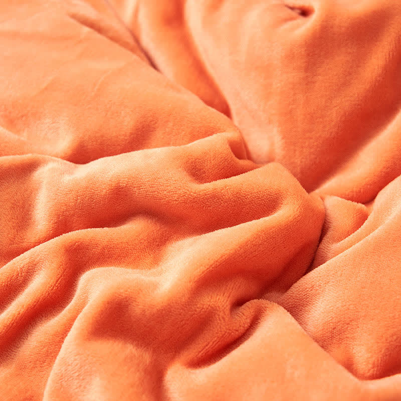 Luxury Double Velvet Throw Blanket – Ultra-Soft Solid Color Fleece Blanket for Sofa, Bed & Couch - TARHUS