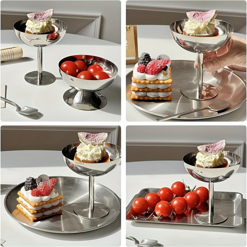 Stainless Steel Ice Cream Cup | Elegant Dessert Bowl for Sweets TARHUS