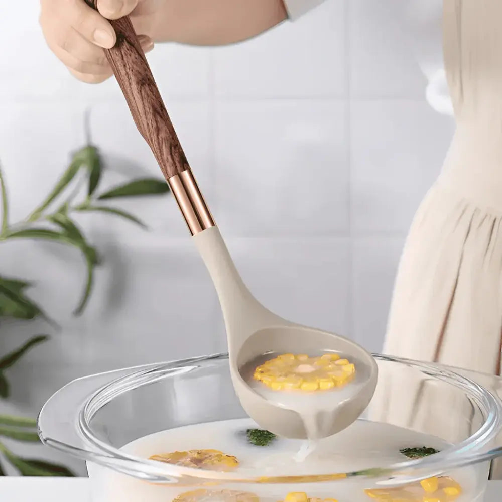 Silicone Cooking Utensils Set | 10-Piece Kitchen Tools – Heat Resistant TARHUS  Cooking Utensils