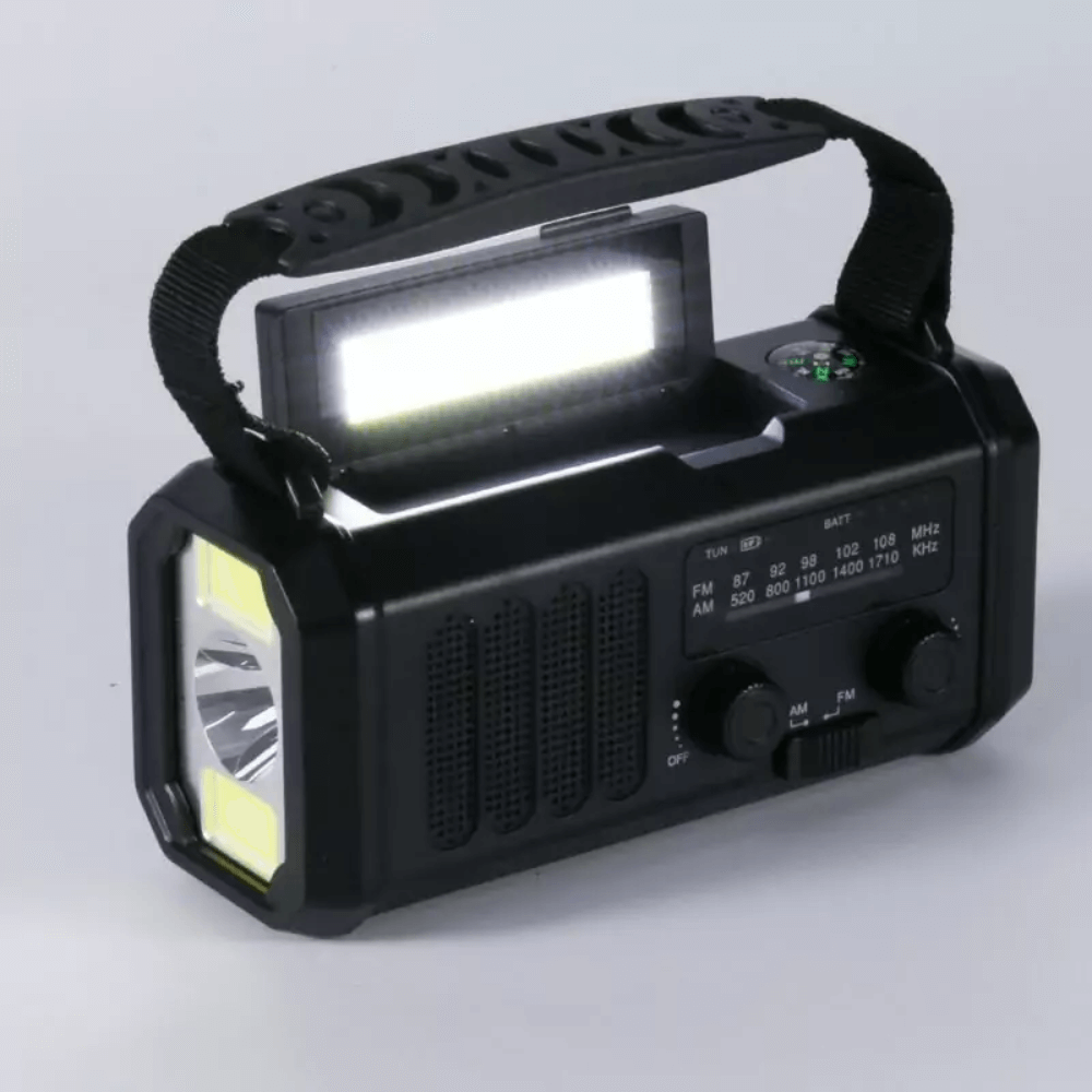 10,000 mAh Powerbank Wind-Up Radio