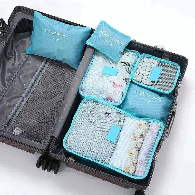6pcs Travel Storage Organizer Bag Set - TARHUS