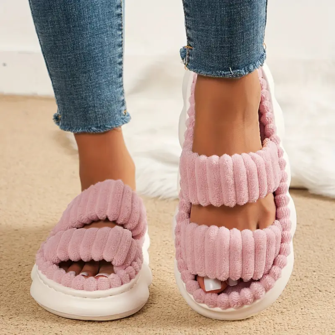 Puffy Cloud Slides for Women – Lightweight, Ergonomic Comfort Sandals - TARHUS