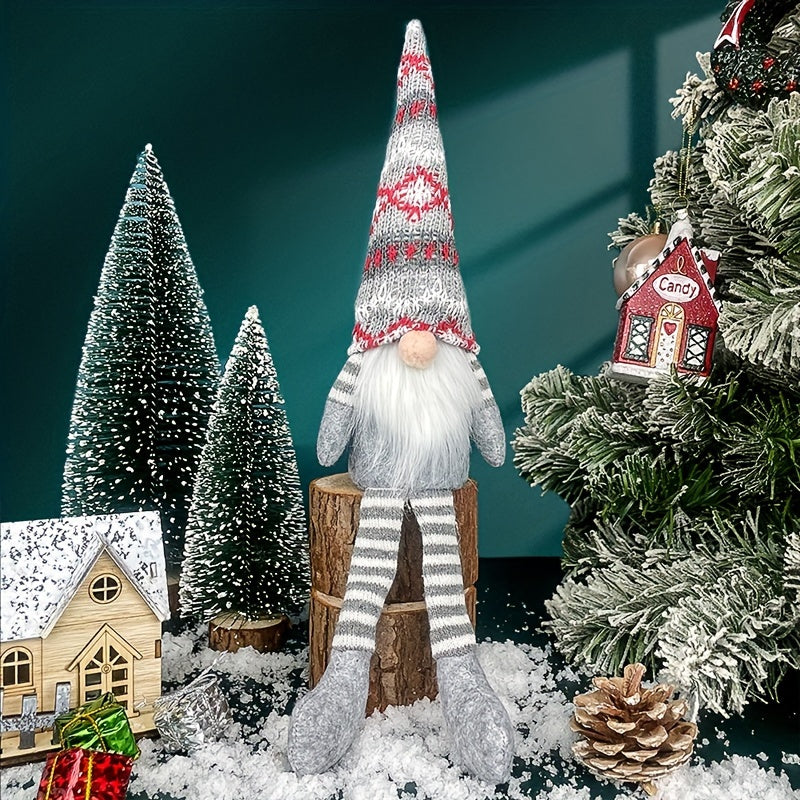Festive Christmas Gnome Decoration – Whimsical Holiday Dwarfs for Cozy Winter Charm TARHUS