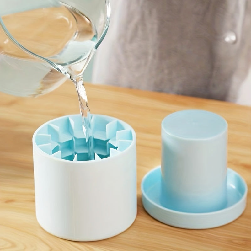 [Up to 60 Easy-Release Cubes] 1pc, Make Perfectly-Shaped Ice Cubes With This Easy-Release Silicone Ice Cube Mold - Holds Up To 60 Cubes! Kitchen Accessories TARHUS
