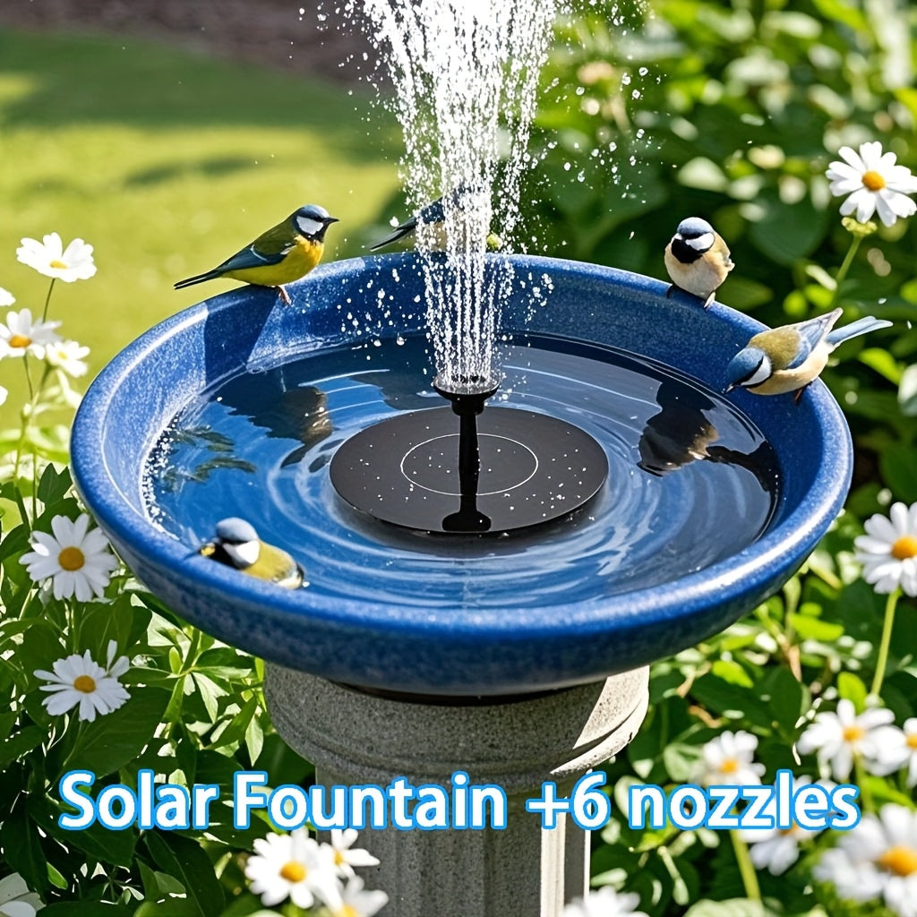 Solar Fountain Pump for Bird Baths & Ponds – Solar Powered, Eco-Friendly Garden Decoration - TARHUS