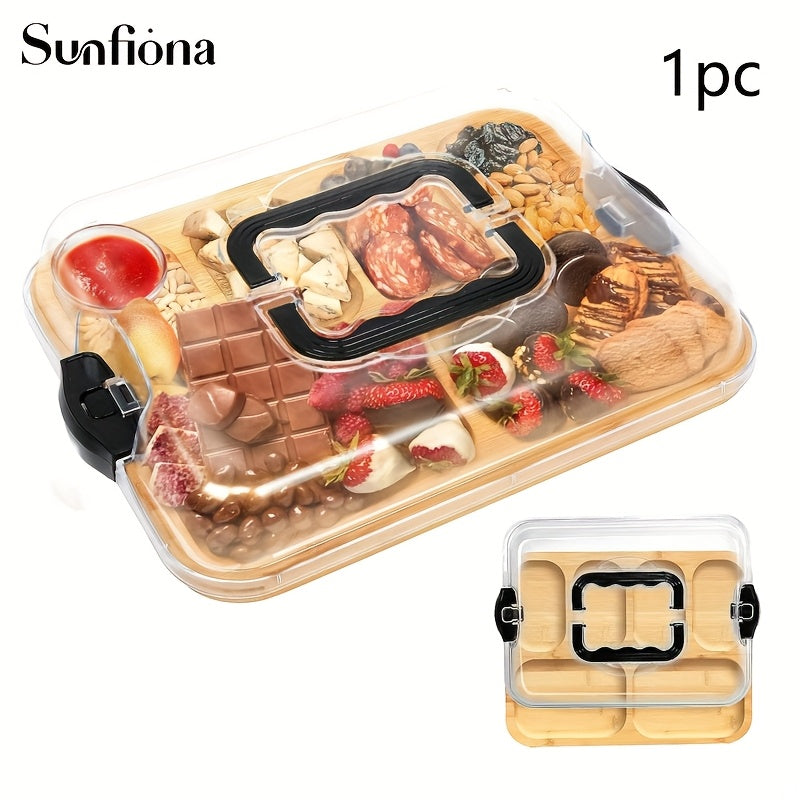 Bamboo Cheese Tray – Elegant, Portable & Perfect for Entertaining TARHUS