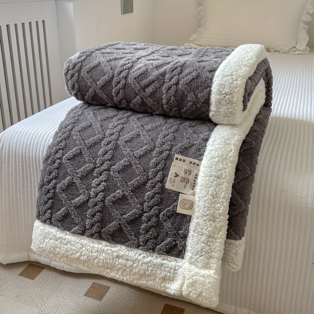 CozyNest Sherpa Blanket