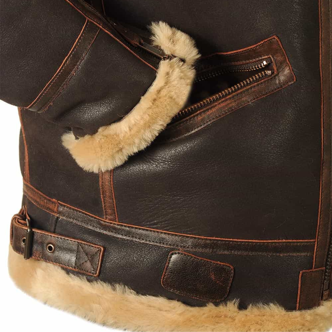 Men’s Pilot Winter Coat – Classic Bomber