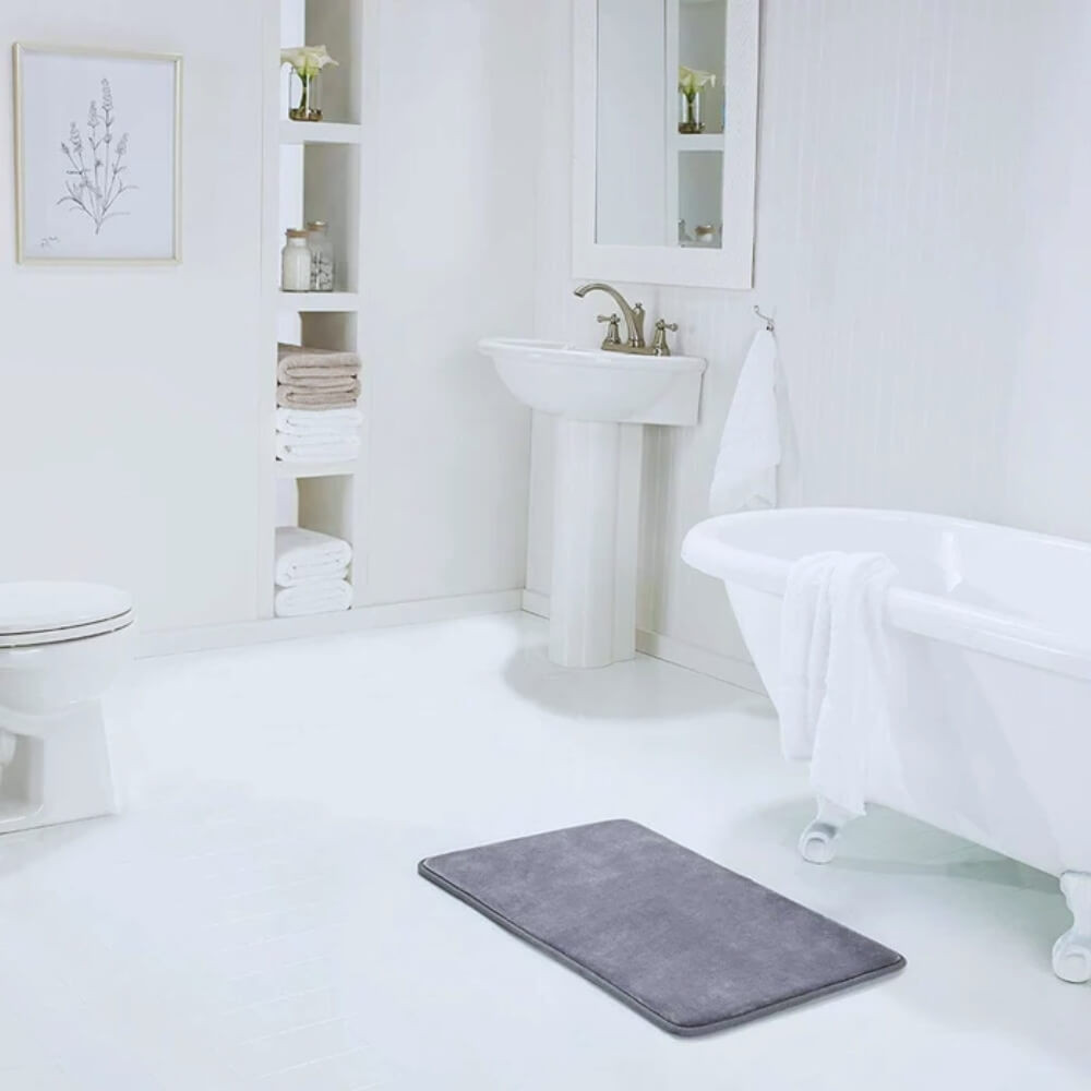 Luxora Memory Foam Bath Mat • Ultimate Comfort & Absorbency