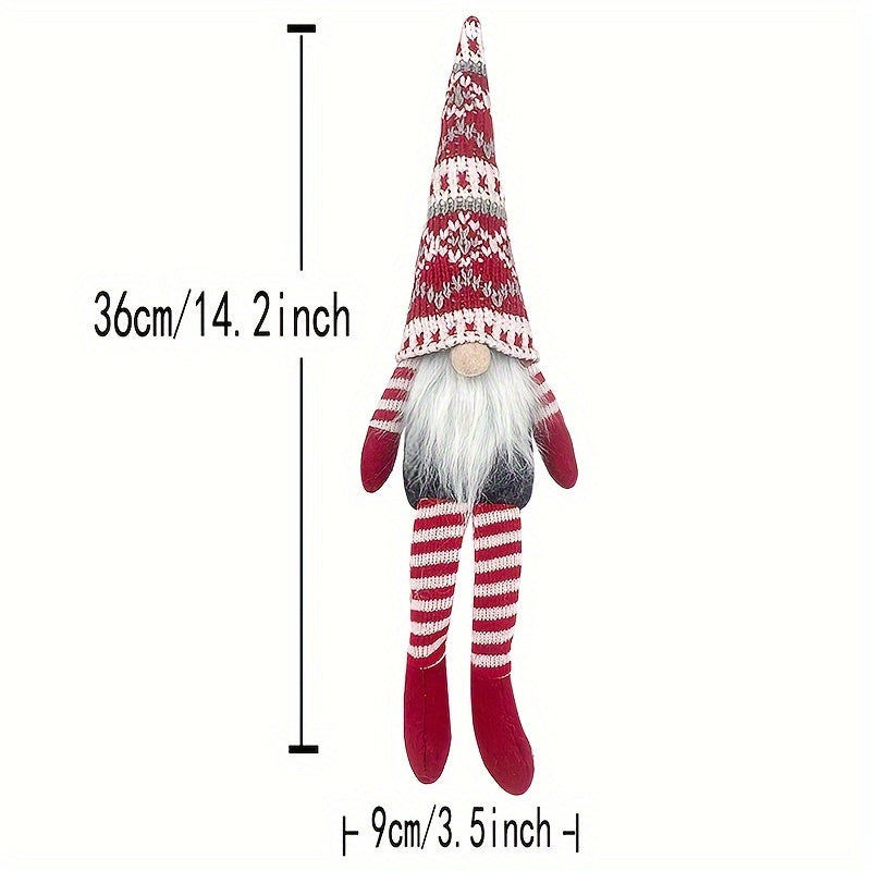 Festive Christmas Gnome Decoration – Whimsical Holiday Dwarfs for Cozy Winter Charm TARHUS
