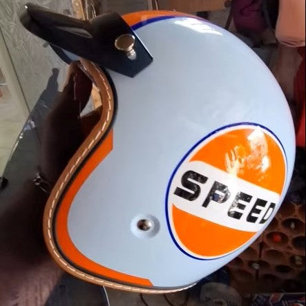 The Street King | Vintage Open Face Helmet – DOT & ECE Approved TARHUS
