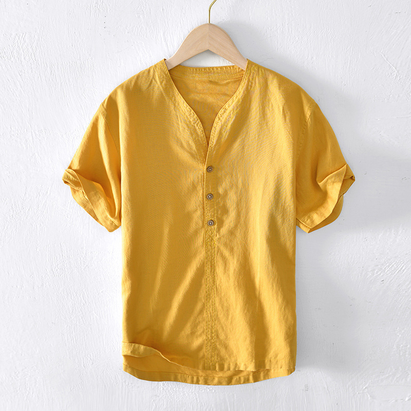 Jeffrey | Classic linen shirt