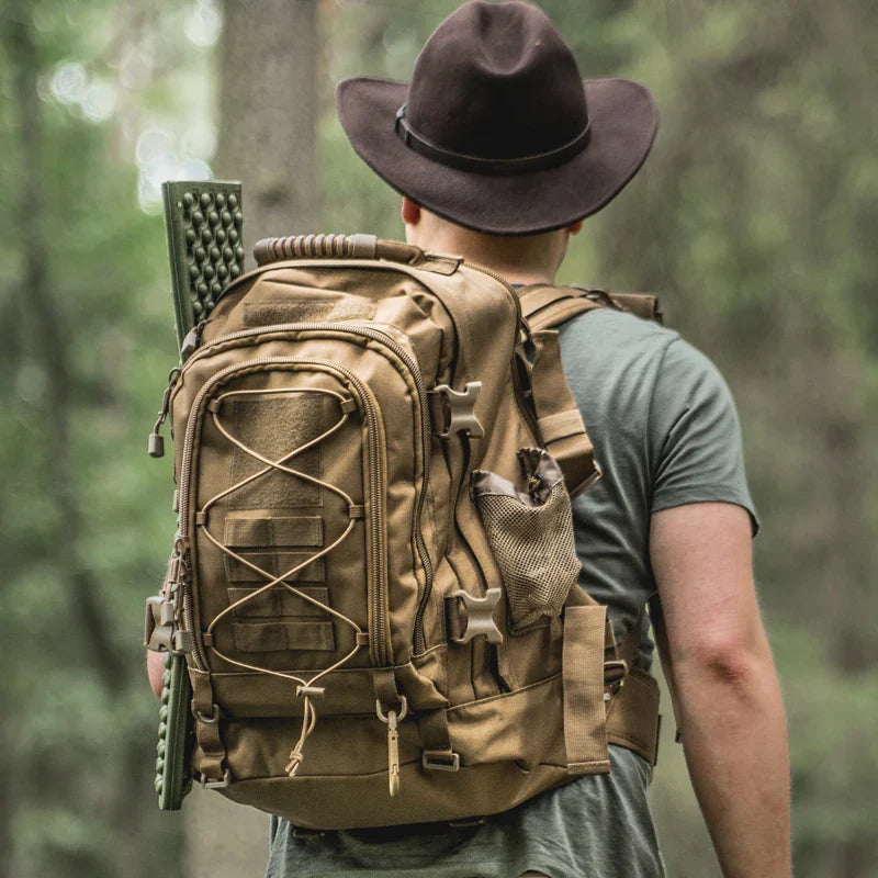 65L Military Tactical Backpack – Water-Resistant for Hiking & Camping TARHUS  Sports & Entertainment