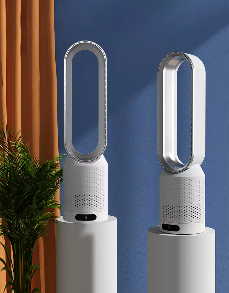 Airpure | 3-in-1 Air Cooler & Purifier – Bladeless Quiet Design with LED Touch
