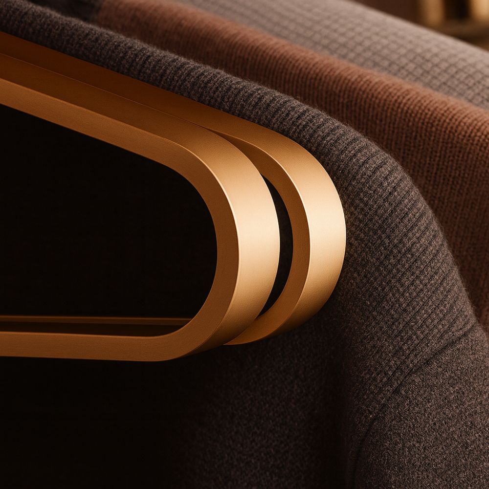 Alloy Slimline Non-Slip Clothes Hangers for Wardrobe Organisation