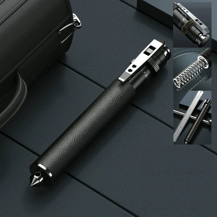 TrailGuard | Self-Defense Trekking Pole – Automatic Hiking Stick with Grip
