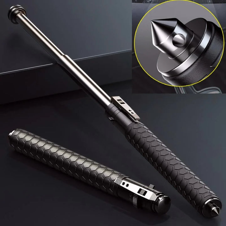 TrailGuard | Self-Defense Trekking Pole – Automatic Hiking Stick with Grip