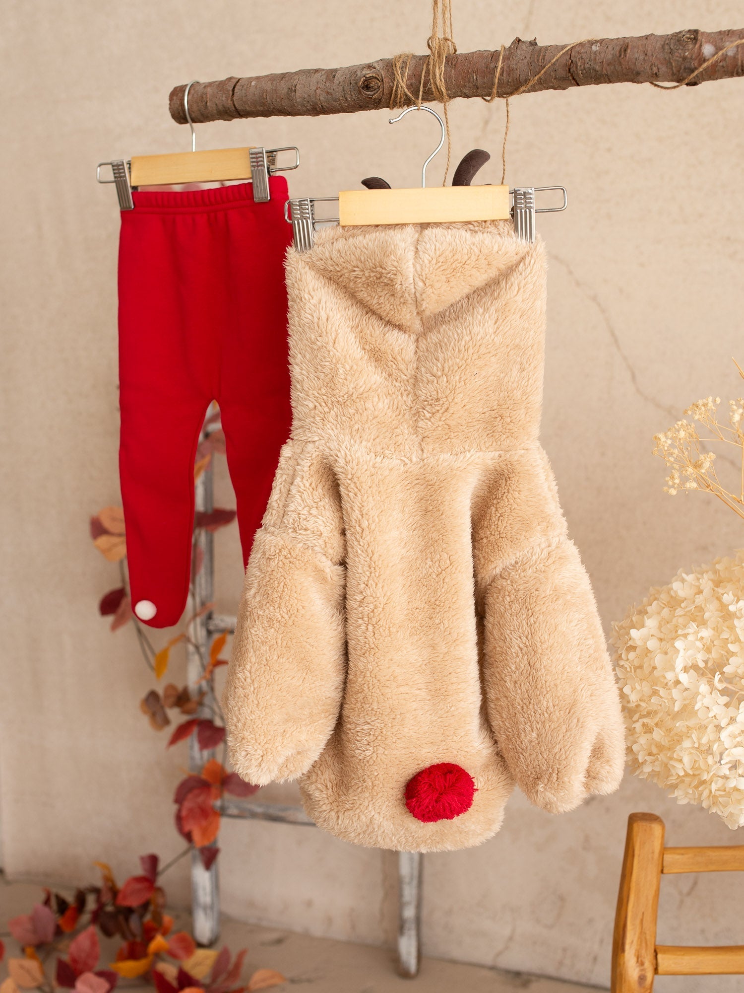 Baby Rudolph | Plush Christmas Romper – Cozy, Adorable & Festive TARHUS