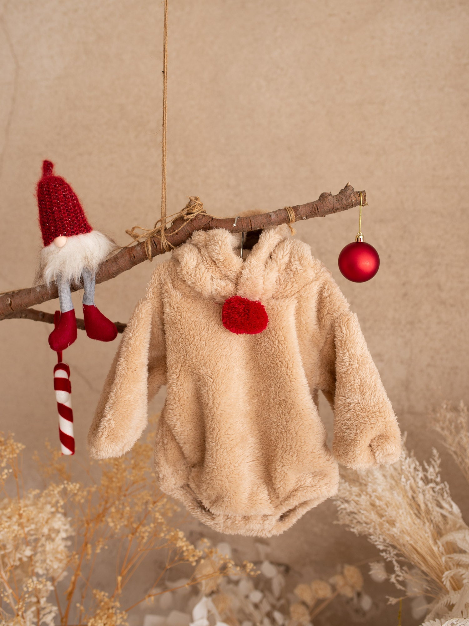 Baby Rudolph | Plush Christmas Romper – Cozy, Adorable & Festive TARHUS