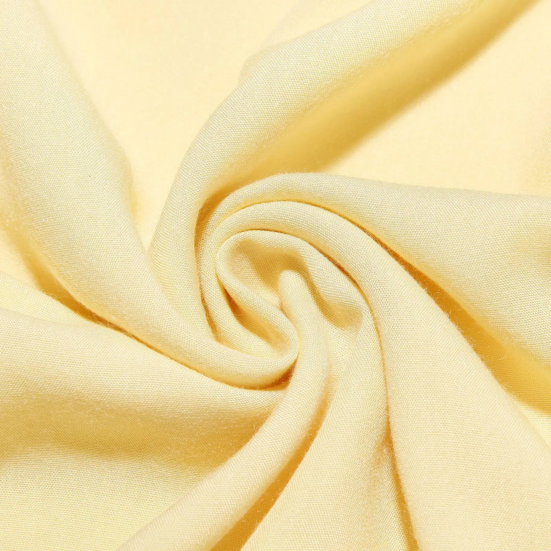 Butter Yellow Summer Cotton Maxi Dress for Women TARHUS  SS - Womens - Maxi Dress