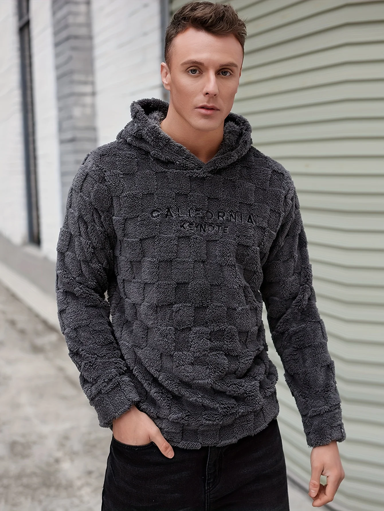 California Fluffy Oversized Hoodie – Ultra-Soft Fleece for Men - TARHUS