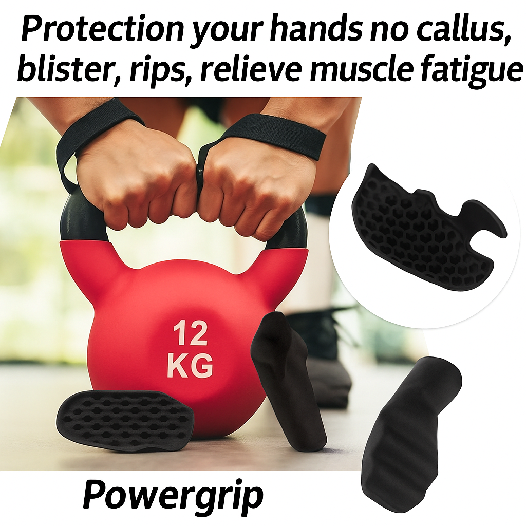 Powergrip Pro – Anti-Slip Grip Pads for Weightlifting & CrossFit