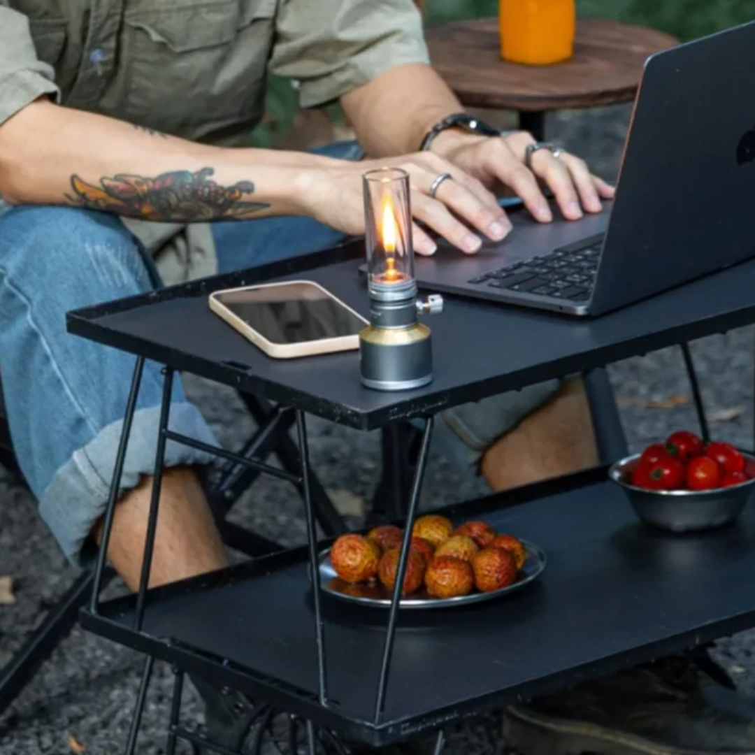 Mountain Peak | Campsite Lamp – Portable Butane Camping Lantern with Durable Alloy Build TARHUS  Lamps