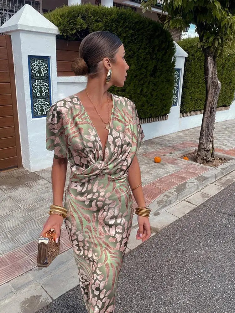 Chic Versatile Wrap Dress for Effortless Style TARHUS  Maxi Dresses (Women)