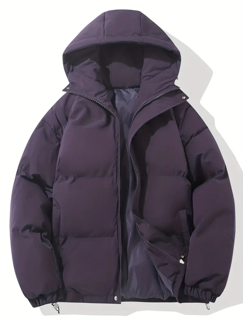 Puffer Winter Jacket with Hood – Windproof & Water-Resistant Outerwear - TARHUS