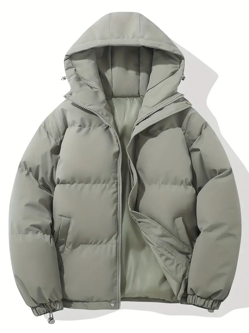 Puffer Winter Jacket with Hood – Windproof & Water-Resistant Outerwear - TARHUS