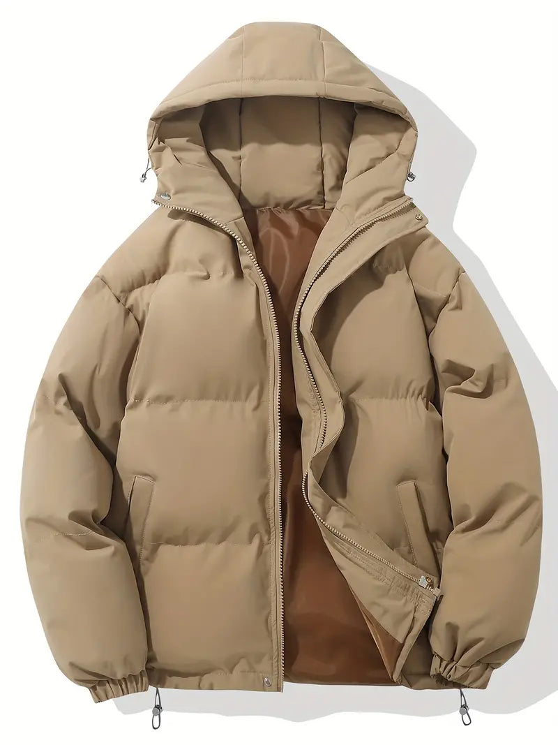Puffer Winter Jacket with Hood – Windproof & Water-Resistant Outerwear - TARHUS