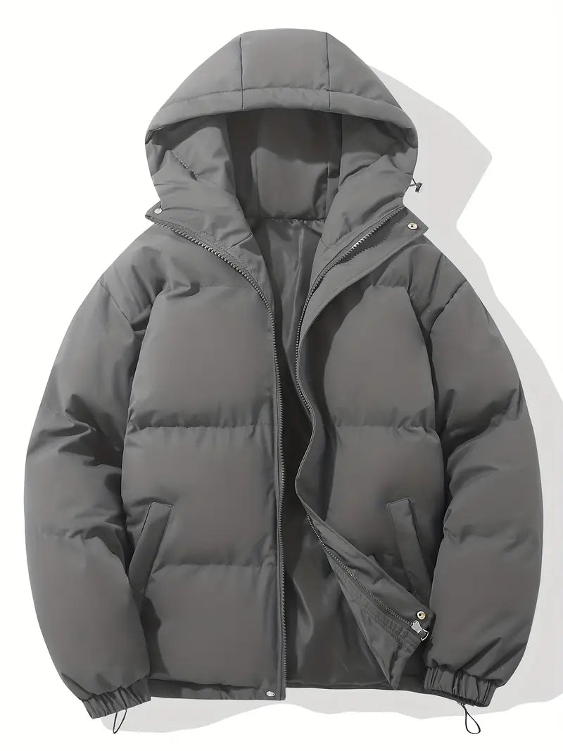 Puffer Winter Jacket with Hood – Windproof & Water-Resistant Outerwear - TARHUS