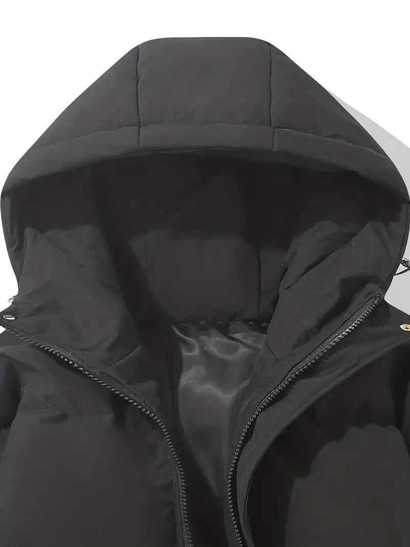 Puffer Winter Jacket with Hood – Windproof & Water-Resistant Outerwear - TARHUS